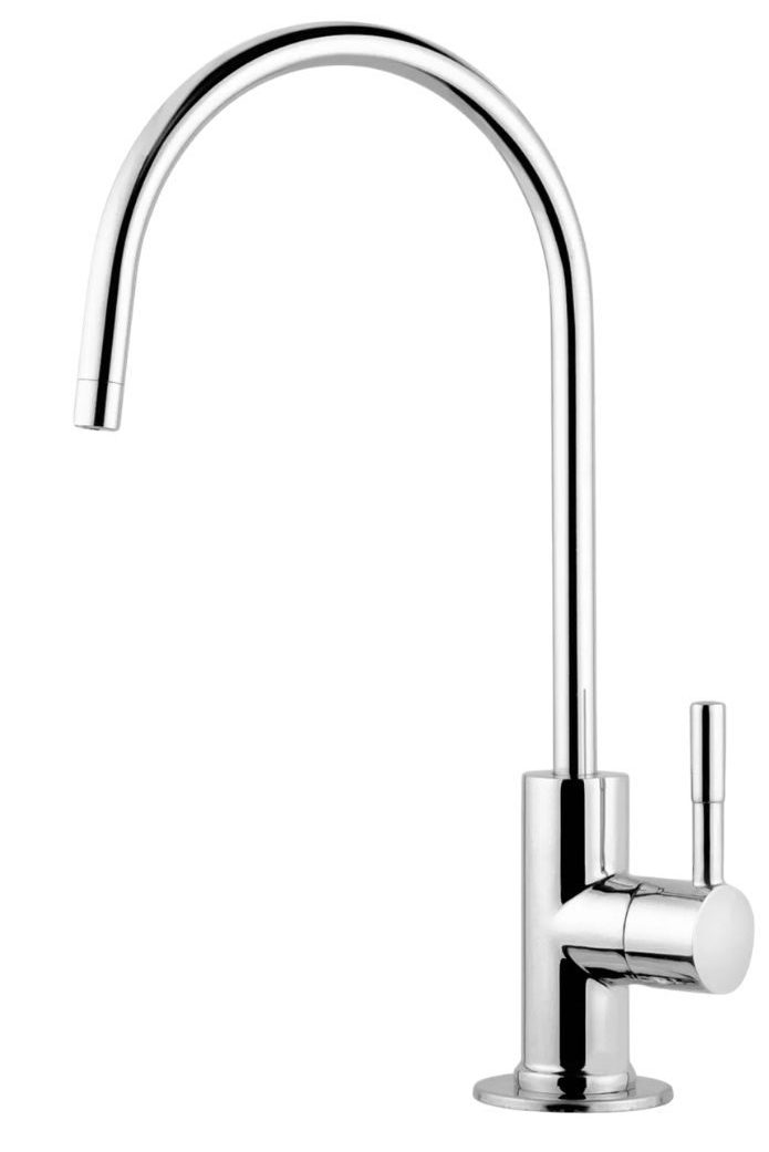 Dedicated drinking water faucet in a chrome finish